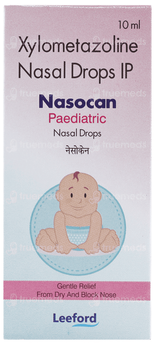 Nasocan Paediatric Nasal Drops 10Ml